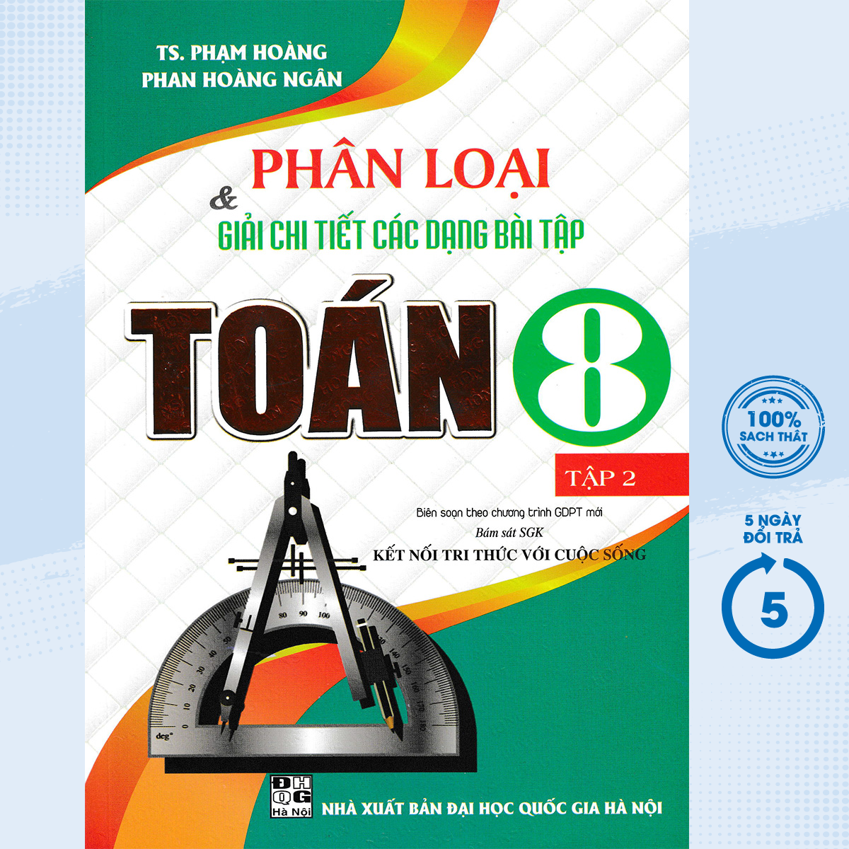 Sách - phân loại và giải chi tiết các dạng bài tập toán 8 tập 2 - ha - newshop