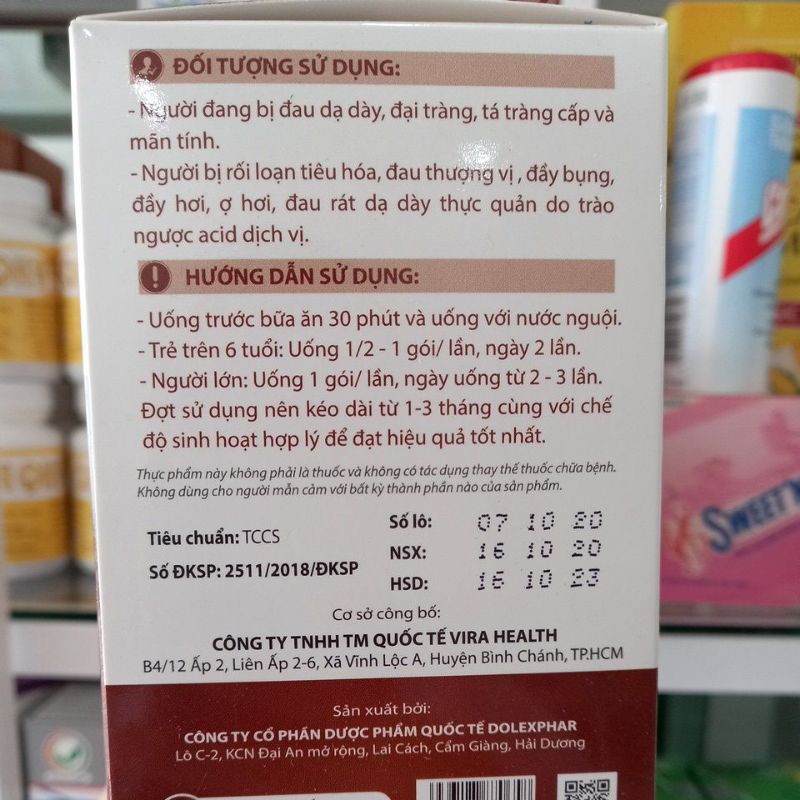CỐM DẠ DÀY CURMIN BÌNH VỊ