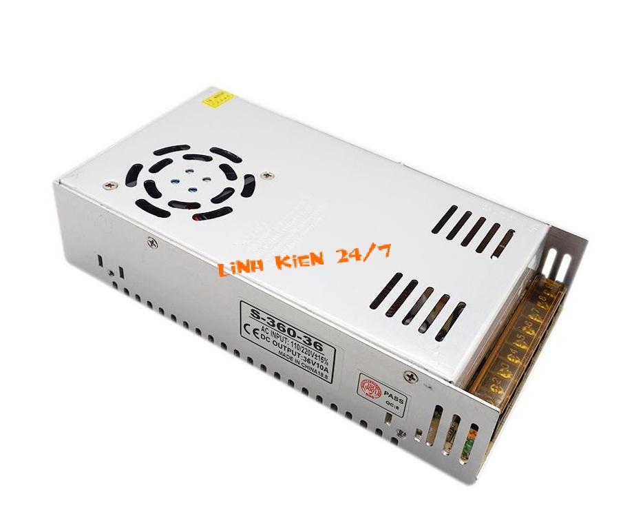Nguồn tổ ong 36v 10a có quạt