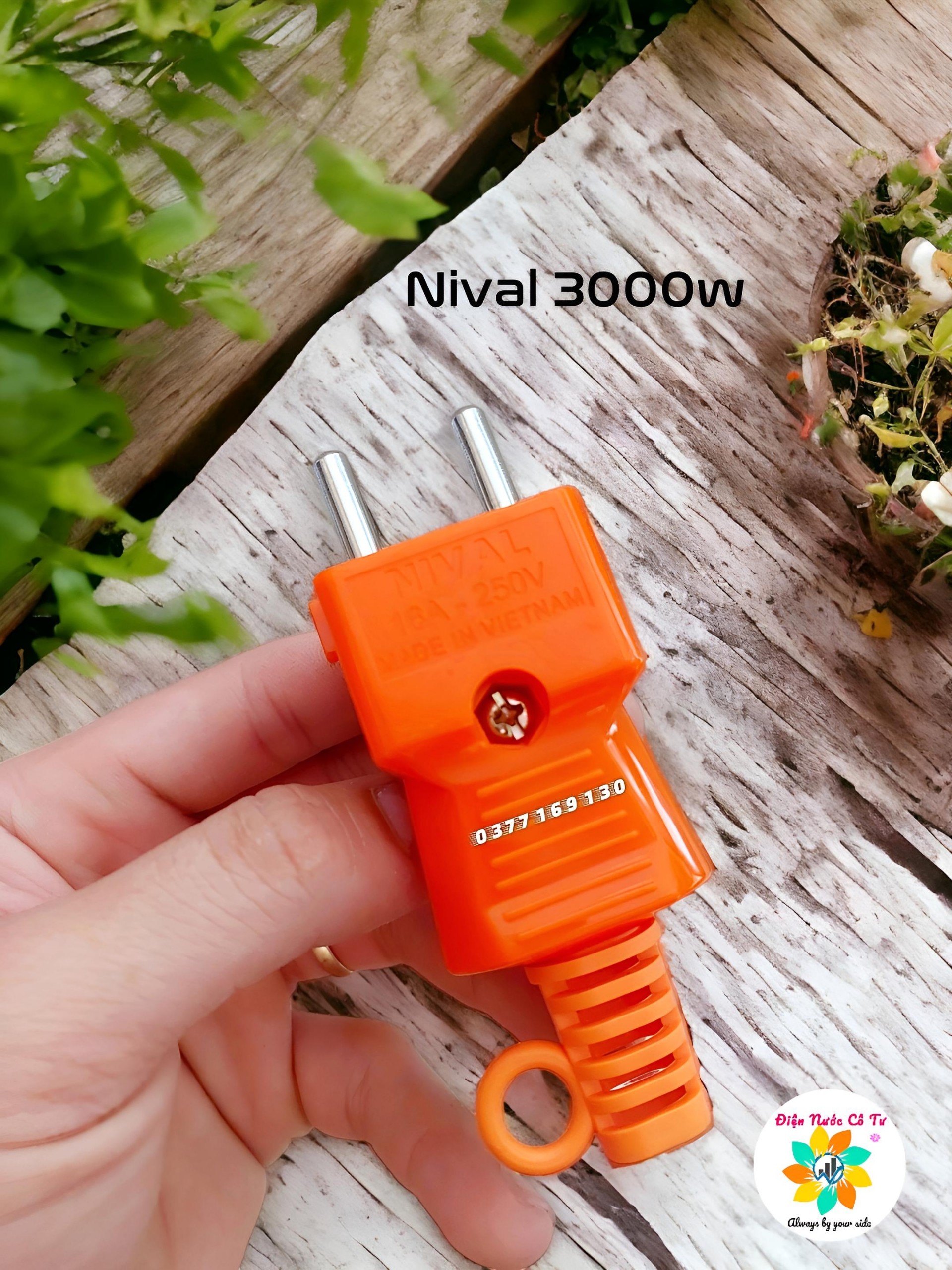 Phích cắm chịu nhiệt chịu tải 3000W Nival