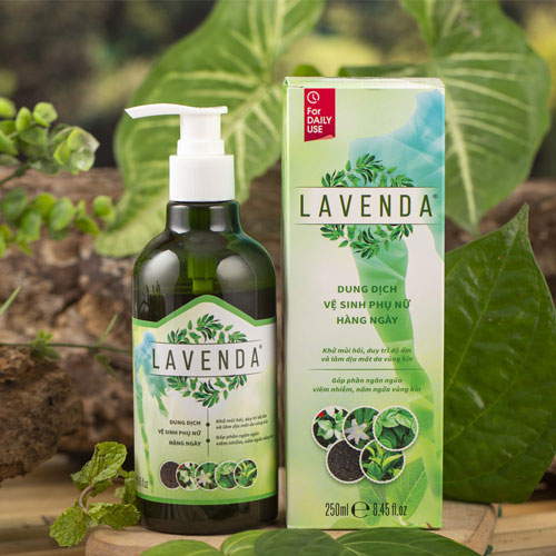 Dung dịch vệ sinh phụ nữ Lavenda For Daily Use, duy trì độ ẩm và làm dịu mát da vùng kín