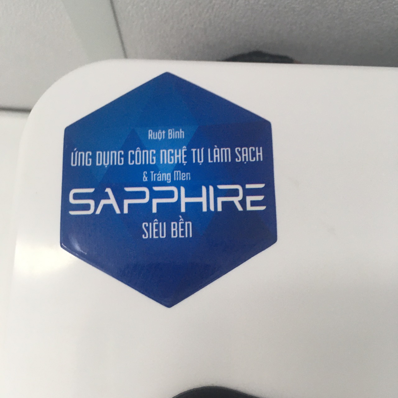 Bình nóng lạnh 20L Vuông tráng men Saphir siêu bền