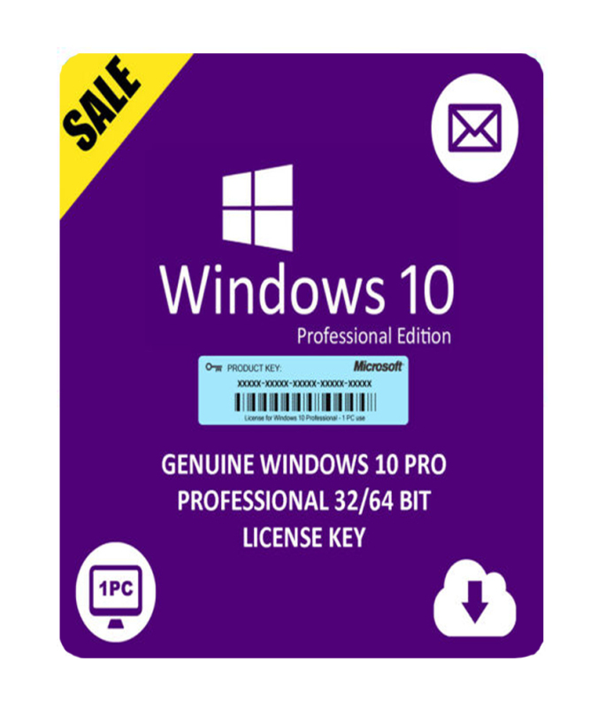 Bảng giá Mã kích hoạt bản quyền phần mềm windows 10 Professional phiên bản 32bit và 64 bit (Laptop/PC) Phong Vũ