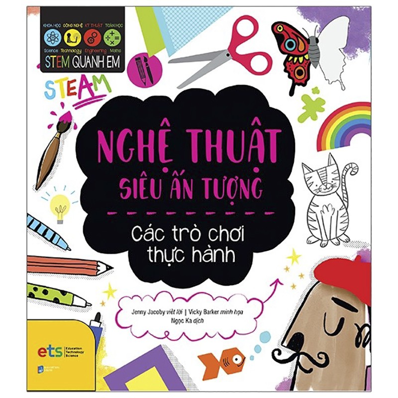 Sách - stem quanh em - nghệ thuật siêu ấn tượng 59k