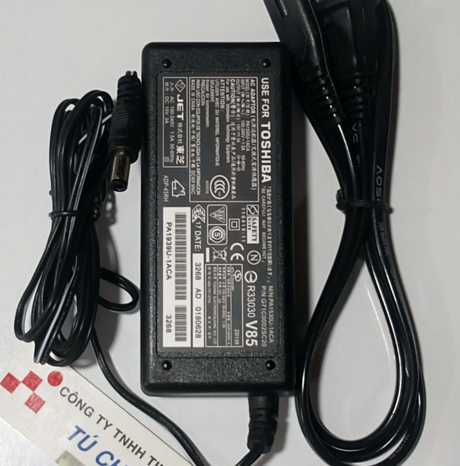 Adapter DC 15V - 2A / 15V - 3A / 15V - 4A / 15V - 5A / 15V - 6A (Đầu cắm 5.5mm x 2.1mm)