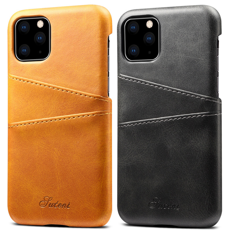 Ốp lưng da cao cấp và đựng thẻ cho iPhone 12mini / iPhone12/12Pro /iPhone12ProMax