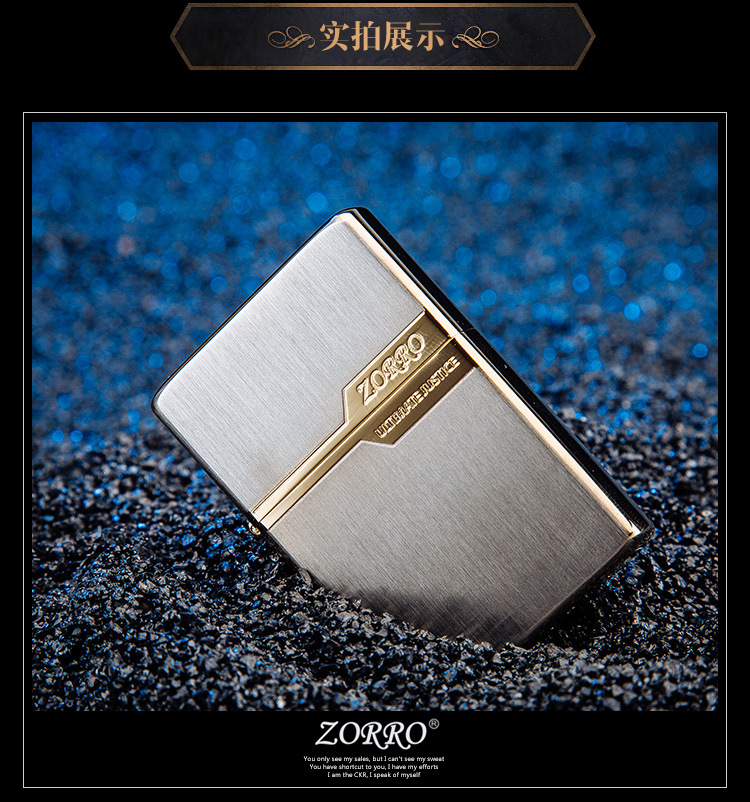 BẬT LỬA XĂNG ĐÁ ZORRO 2 ĐÁY 19HK ( Tặng Kèm Đá Bấc)