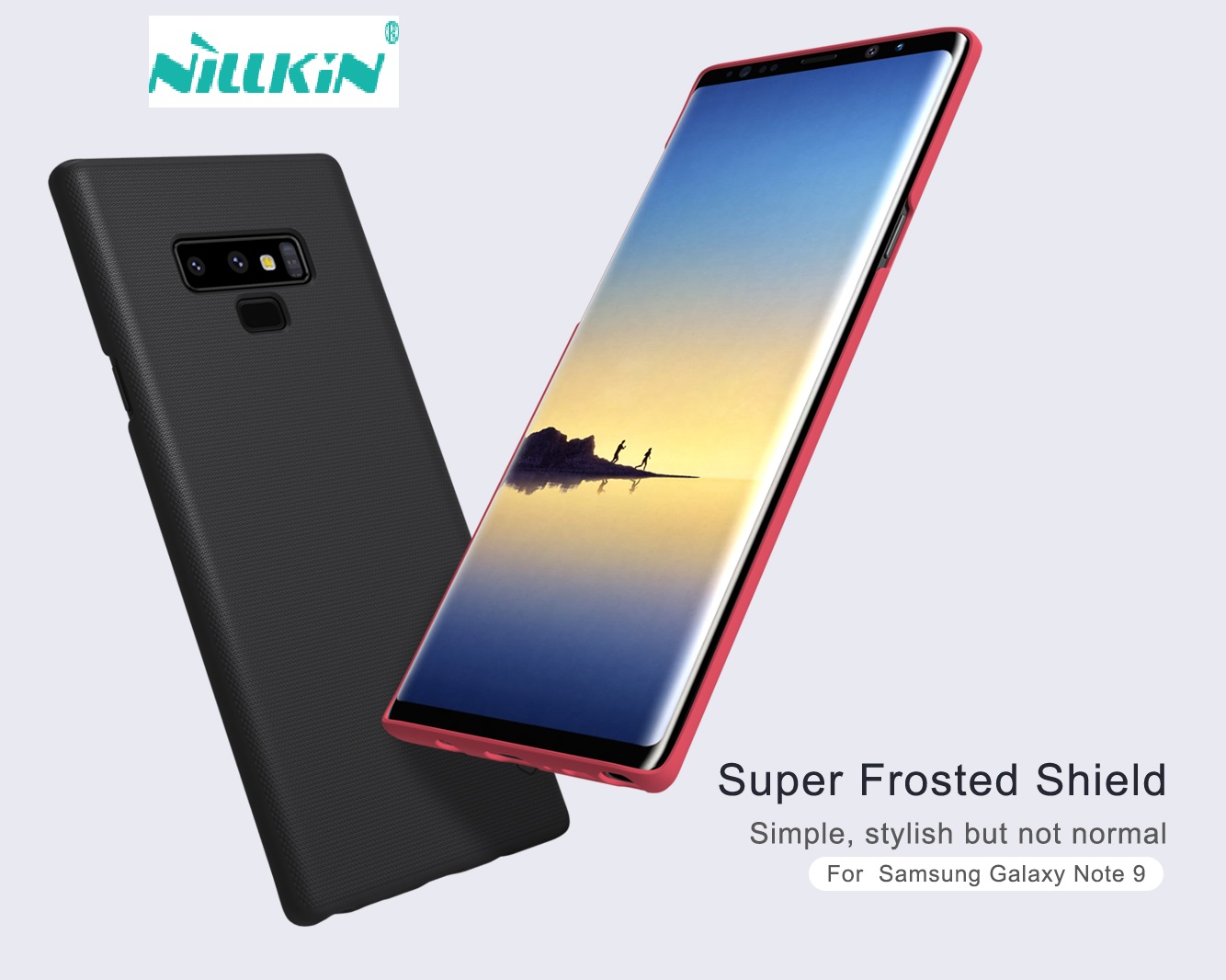 Ốp lưng Samsung Galaxy Note 9, samsung note 9, galaxy note 9 - Ốp lưng Nillkin nhựa cứng lưng sần chống bám mồi hôi, bụi bẩn và vân tay