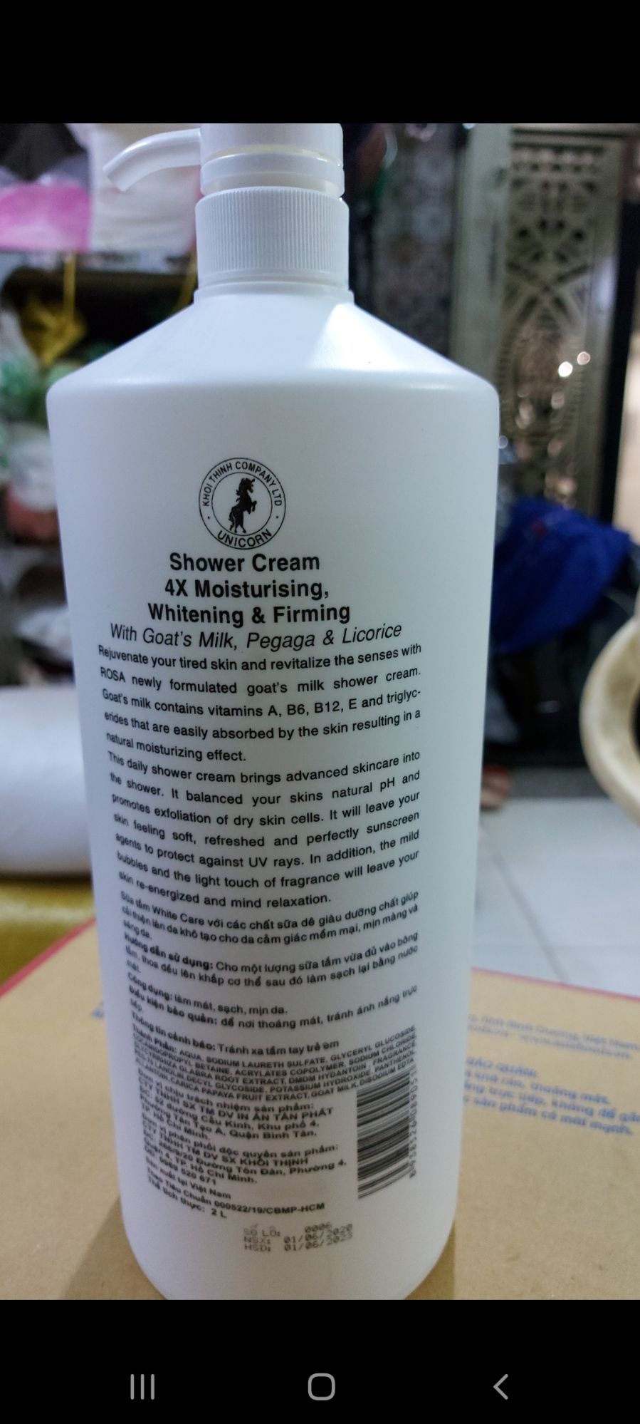 sữa tắm white Care