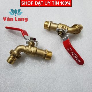 Van - Vòi khoá nước bằng đồng Phi 21 Ferroli