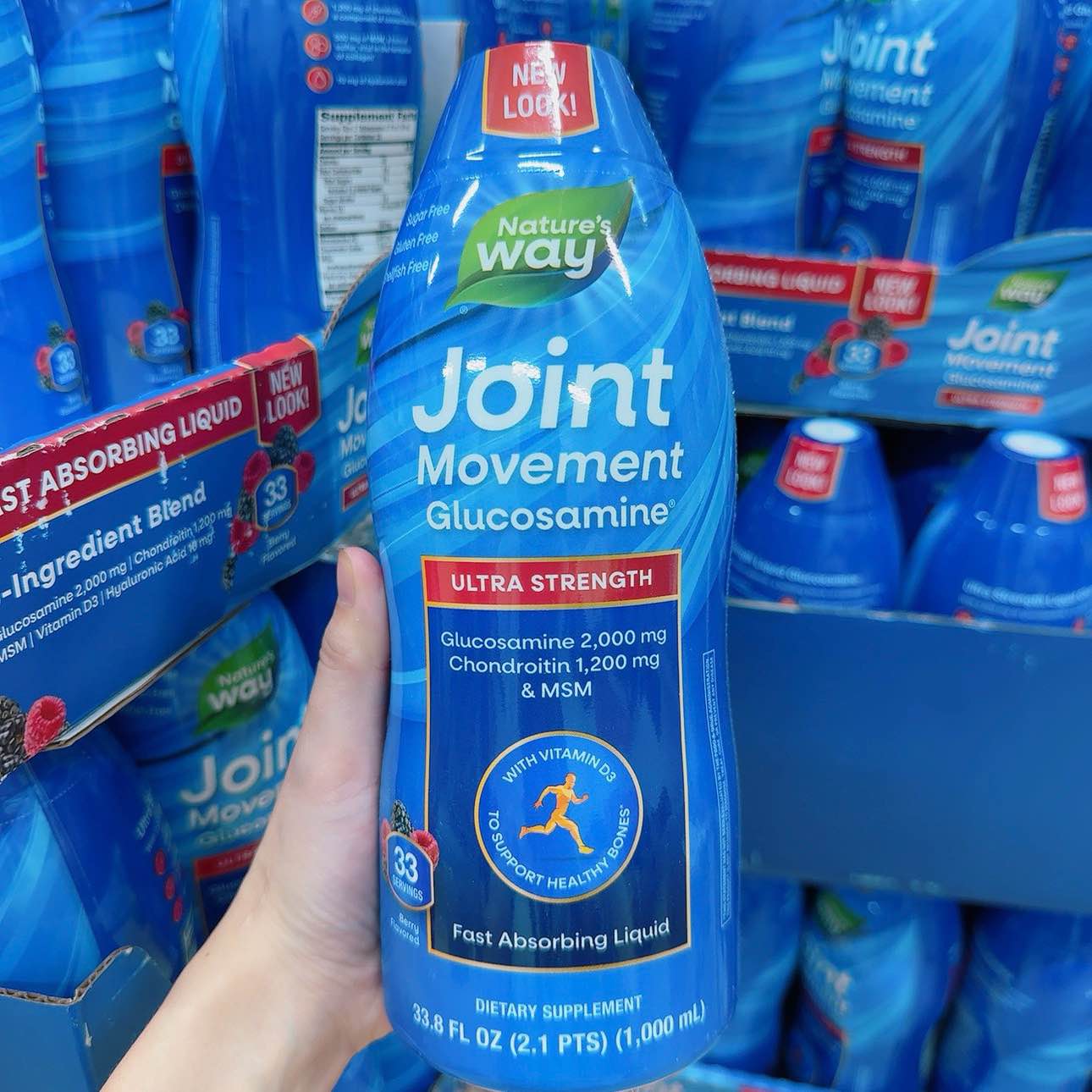 Nước Joint Movement Glucosamine 1000ml của Mỹ joint Movement Glucosamine