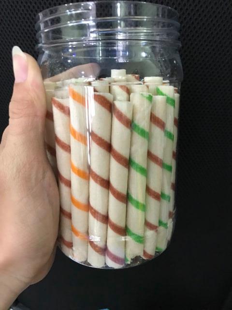 Bánh ống quế màu - ngon mê ly 500g