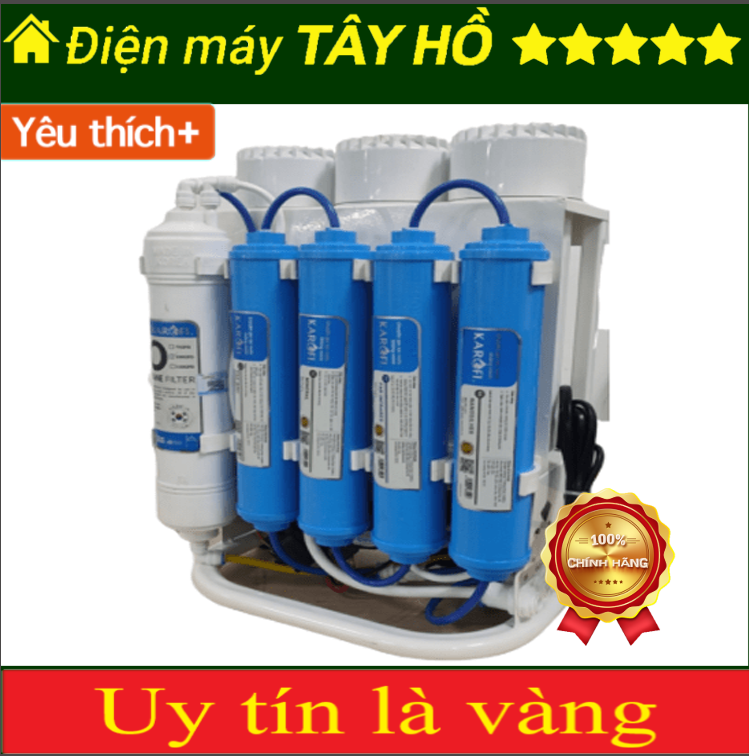 Máy lọc nước Karofi không tủ SLIM S-S038 (8 cấp)- [Hàng chính hãng] [Gian hàng uy tín]