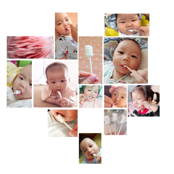 Gạc rơ lưỡi Babuu vệ sinh răng miệng cho bé