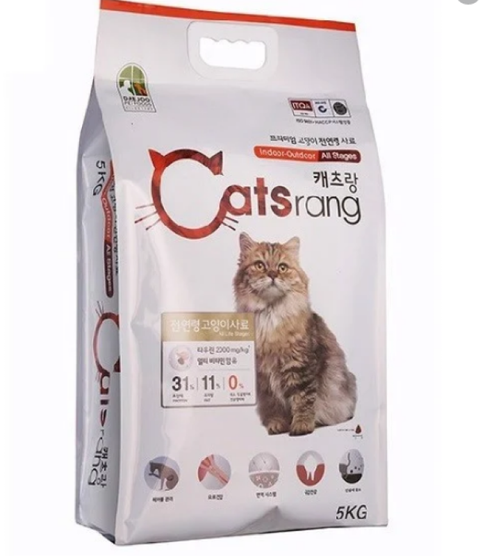 Thức Ăn Hạt Cho Mèo Catsrang Túi 5Kg