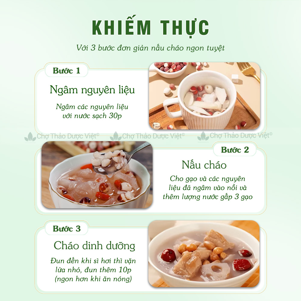 Khiếm thực khô 100g, hạt khiếm thật, hỗ trợ xương khớp, bổ thận tráng dương, tăng cường sinh lý