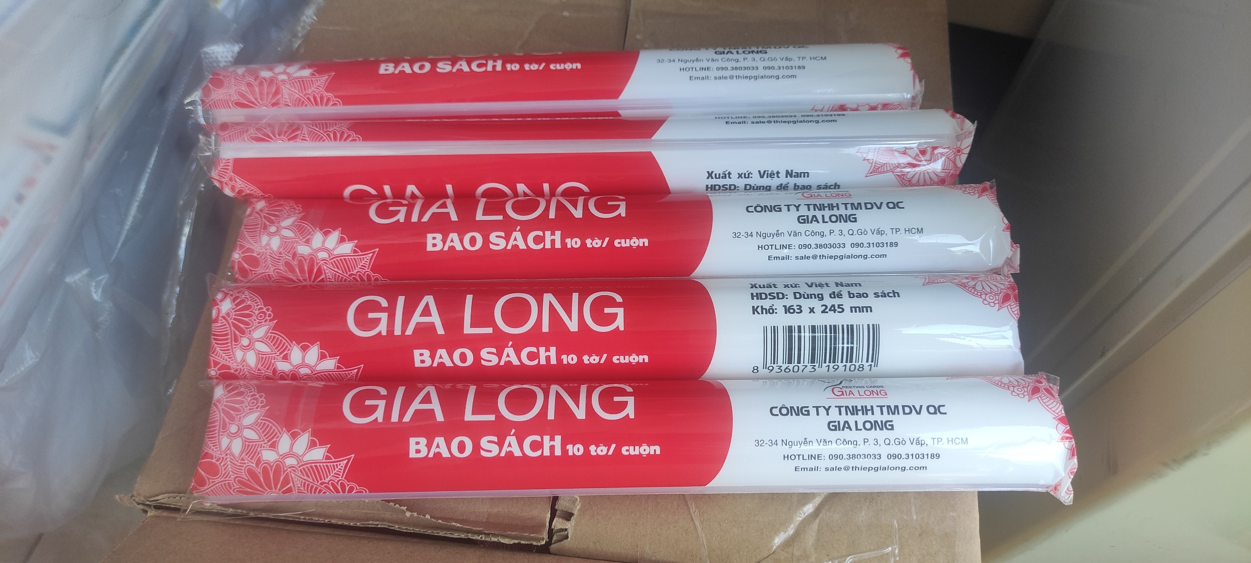 ( CUÔN 10 TỜ ) Bao kiếng bao sách bài tập 16.3x24.5cm