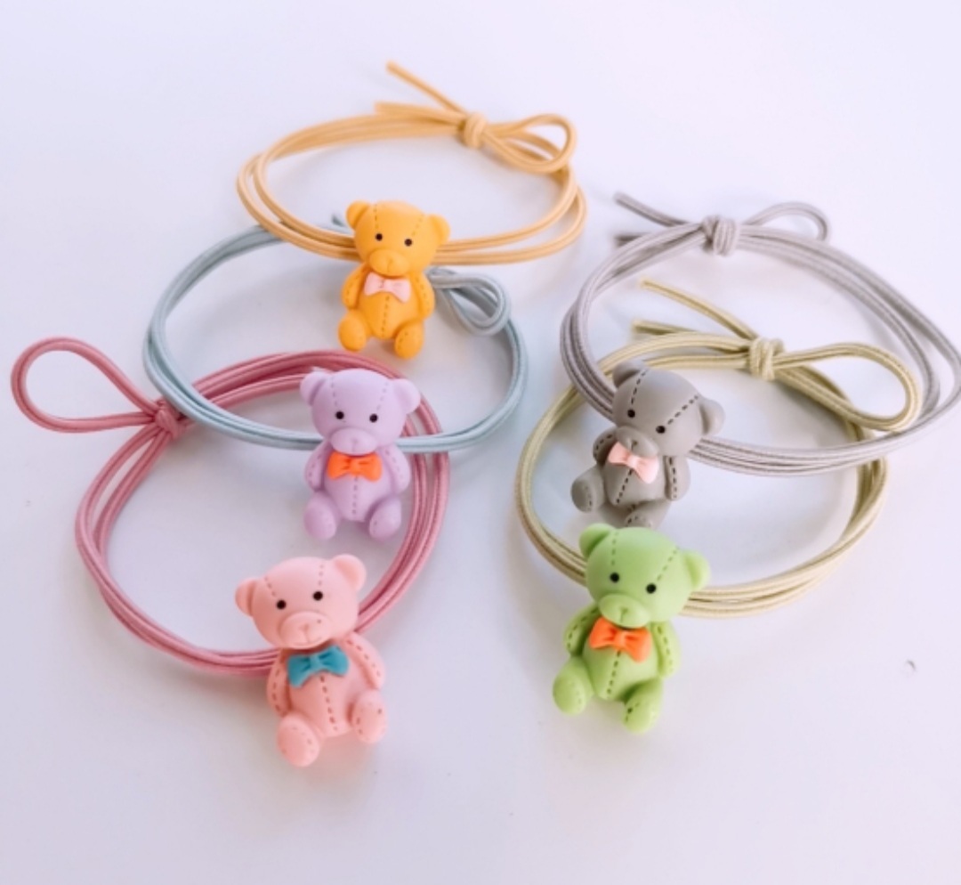 (01PCS) THUN CỘT TÓC CHÚ GẤU