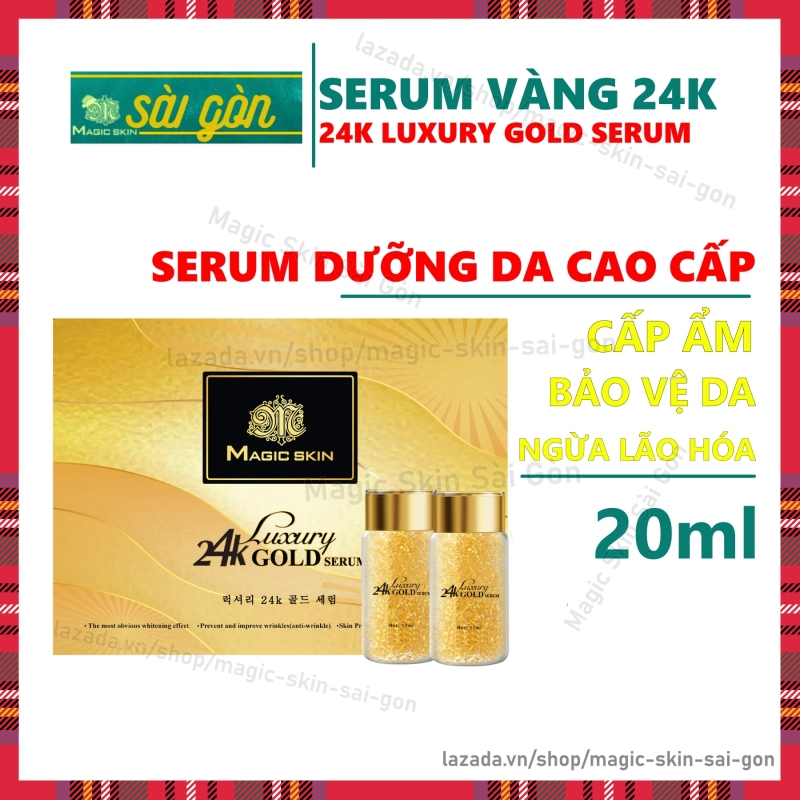 Serum VÀNG 24K Dưỡng Da Luxury 24K Gold Serum [CHÍNH HÃNG] MagicSkin cao cấp
