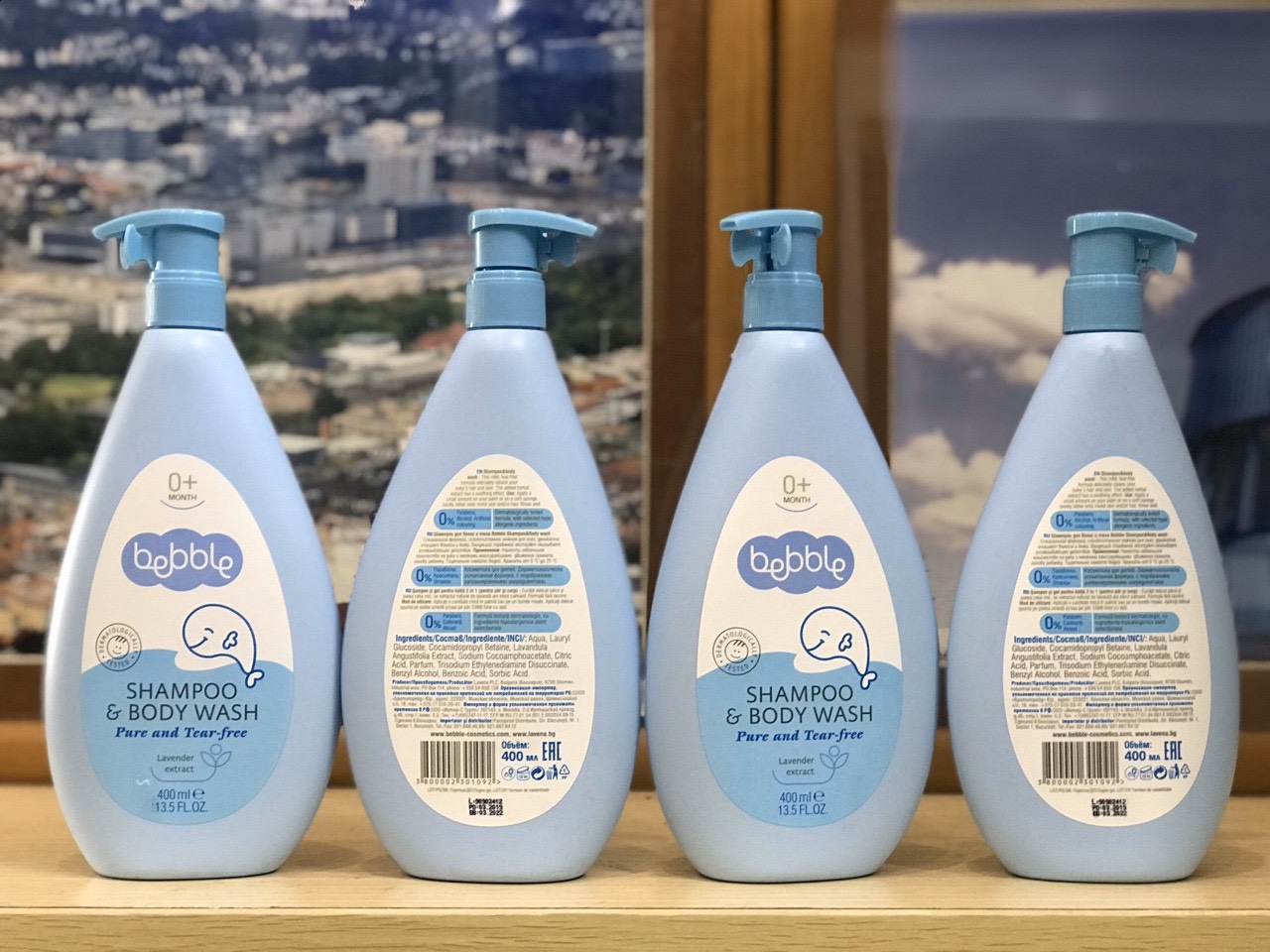 Sữa Tắm Gội Cho Trẻ Sơ Sinh Bebble 400ml