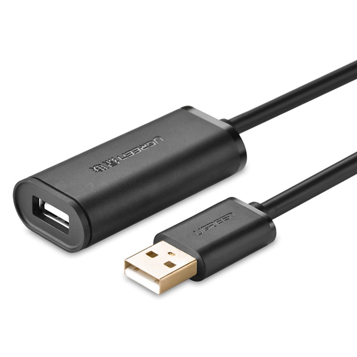 Cáp USB 2.0 Nối Dài 10M  Ugreen 10321 Chính Hãng