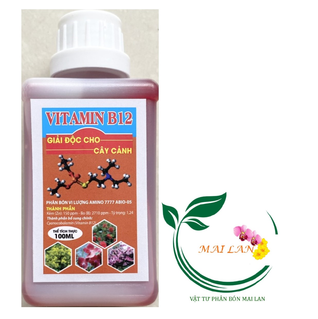 Phân Bón B12 Giải Độc Cho Cây Cảnh - #101A# 100cc