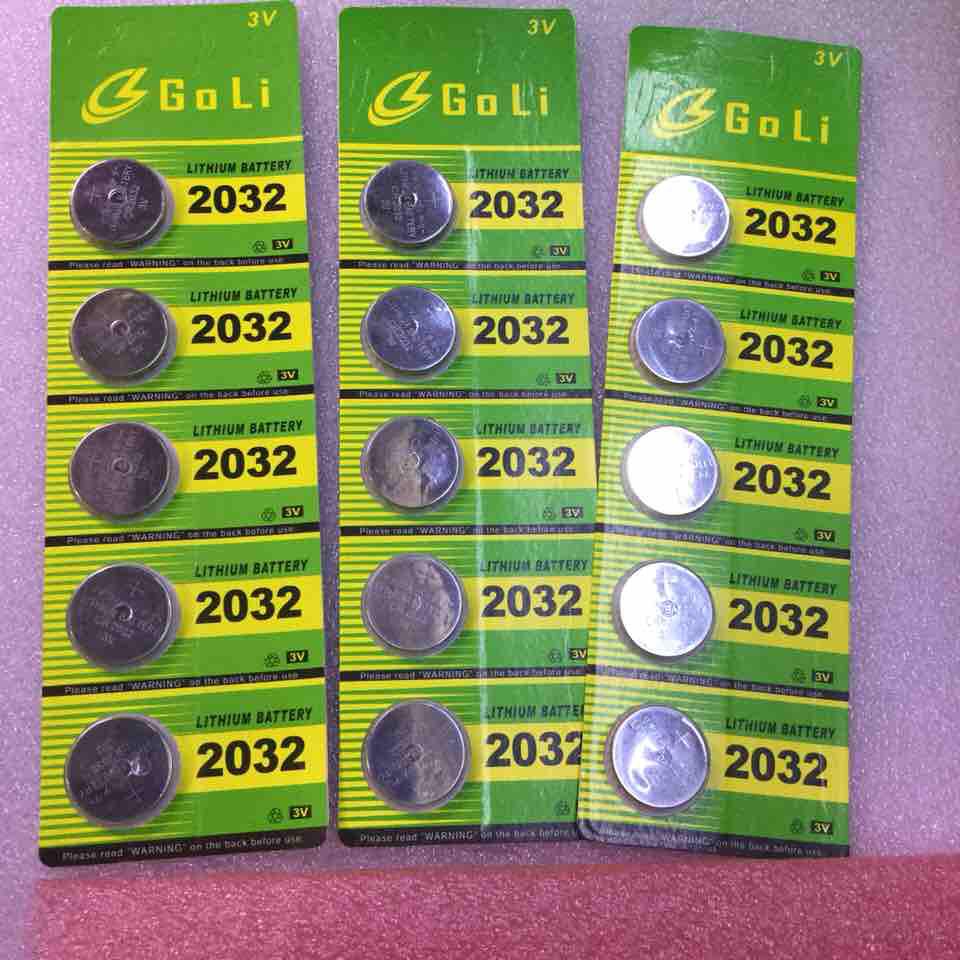 3 vỉ pin GOLI 2032/2025/2016 -3 v dẹt