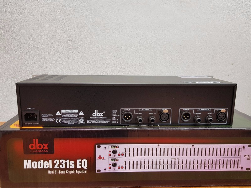 Lọc xì dbx 231S-tặng 2 dây canon
