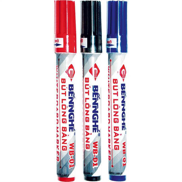 Bút Lông Bảng Bến Nghé WB01/WB08 2.5mm (XANH/ĐỎ/ĐEN)