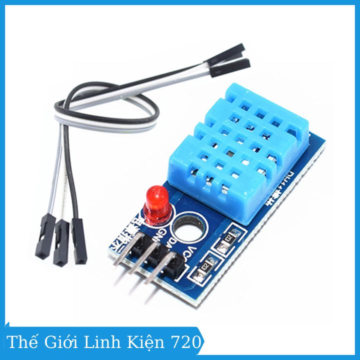 Module cảm biến nhiệt độ, độ ẩm DHT11