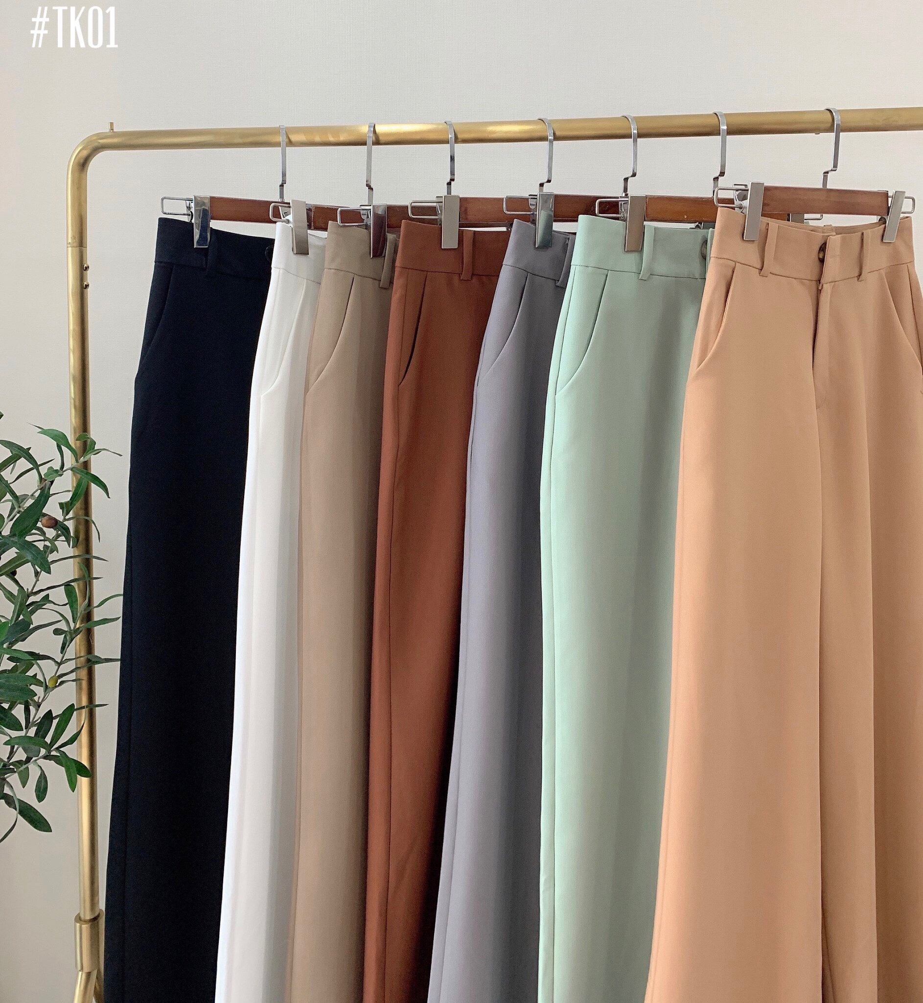 Quần ống suông công sở thanh lịch