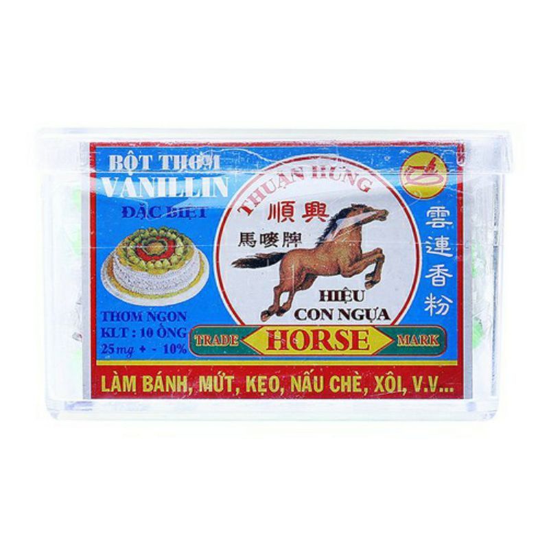 Bột Thơm Vani Vanillin Thuận Hưng Hiệu Con Ngựa Quifood