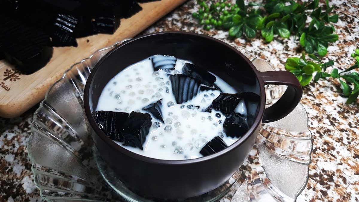 Bột sương sáo đen - gói 50g thích hợp cho mùa nắng nóng