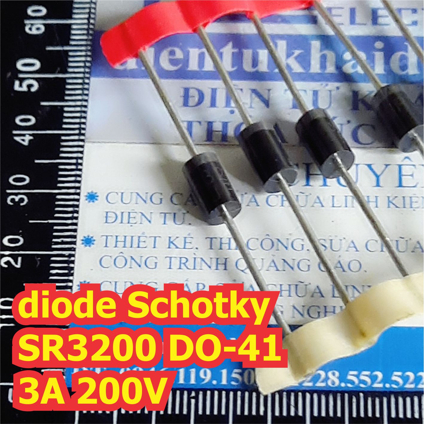 10 con diode schotky sr3200 3200 do-41 3a 200v kde7811