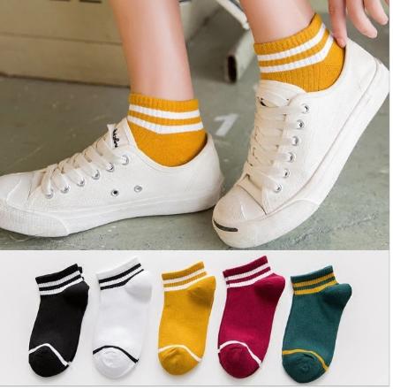 Combo 10 đôi Tất nữ ngắn cổ thể thao, cá tính