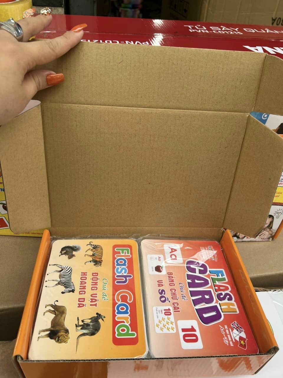 Bộ thẻ Flash Card song ngữ size to