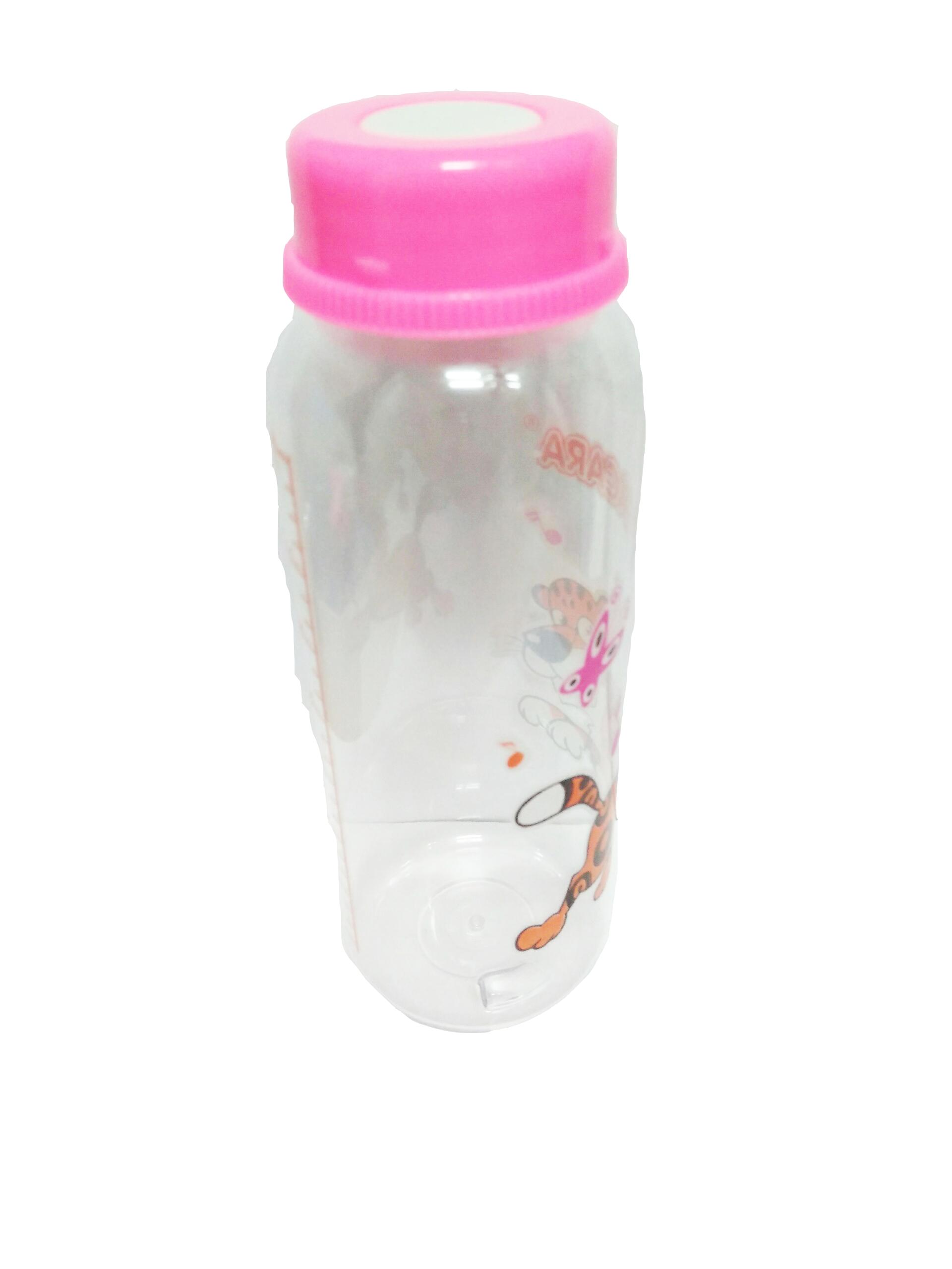 Bình sữa Cacara nhựa cổ thường 250ml họa tiết ngẫu nhiên màu ngẫu nhiên phiên bản đặc biệt 2 chức năng - binh sua