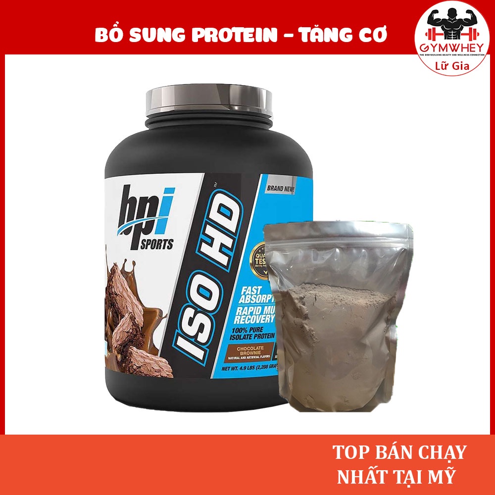Gói Dùng Thử Sữa Dinh Dưỡng Hỗ Trợ Tăng Cân BPI Whey Iso HD 500gram