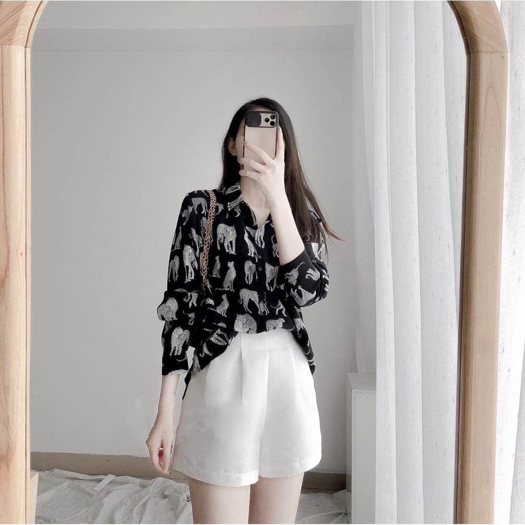 Quần Shorts Nữ Vải TafTa Phồng