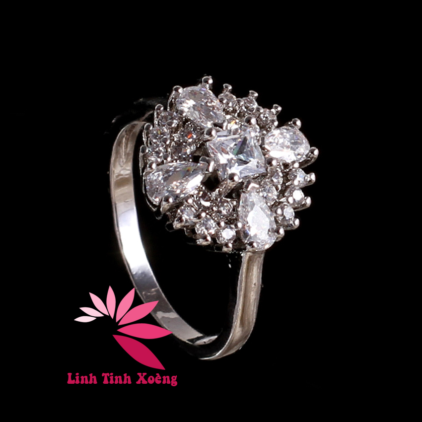 Nhẫn mạ bạc cao cấp Perfect Love MKM12