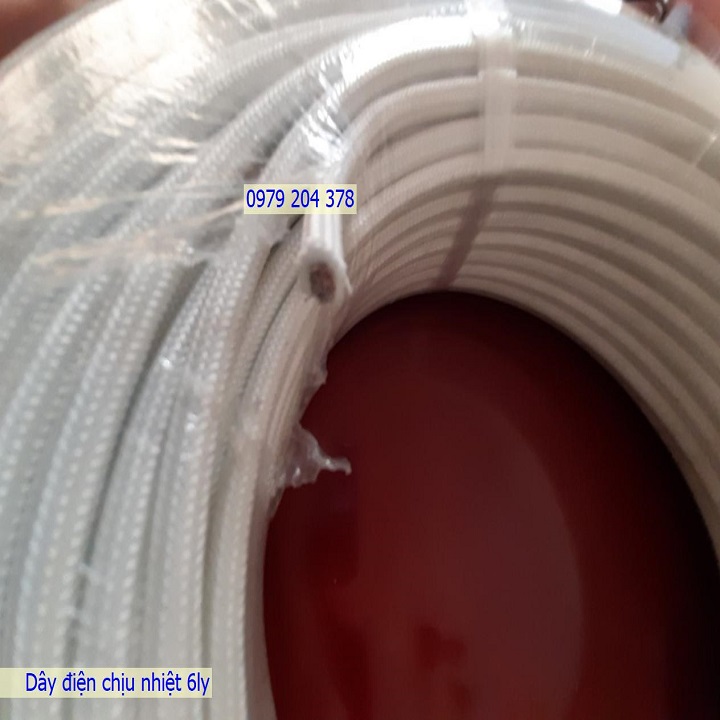 [HCM]Dây điện chịu nhiệt 6ly-10m/cuộn