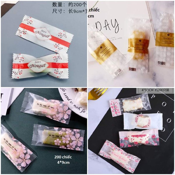 Túi đựng kẹo màu bất kỳ set 190 cái