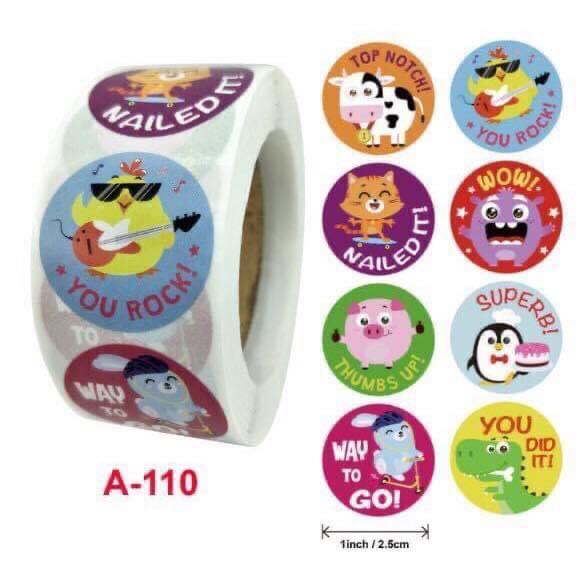 [HCM]Sticker khen thưởng cuộn