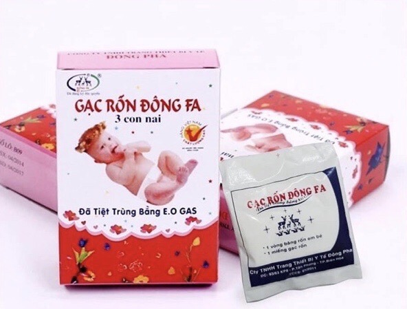 [COMBO 5 HỘP] Băng Rốn Cho Bé ĐÔNG FA (1 hộp 3 chiếc) Tiệt Trùng, Túi Đựng Sạch Sẽ, An Toàn Cho Trẻ - Băng Rốn Đông Pha, Băng Rốn Sơ Sinh Cho Trẻ, Gạc Rốn, Gạc Băng Rố, Băng Quấn Rốn - 5 Hộp Bang Ron Dong Fa