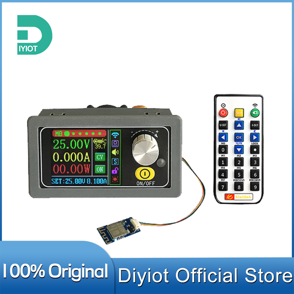 Bộ Chuyển Đổi DC-DC Nguyên Bản 400W 8A, Bộ Nguồn Điều Chỉnh CC CV 0-50V Diyiot