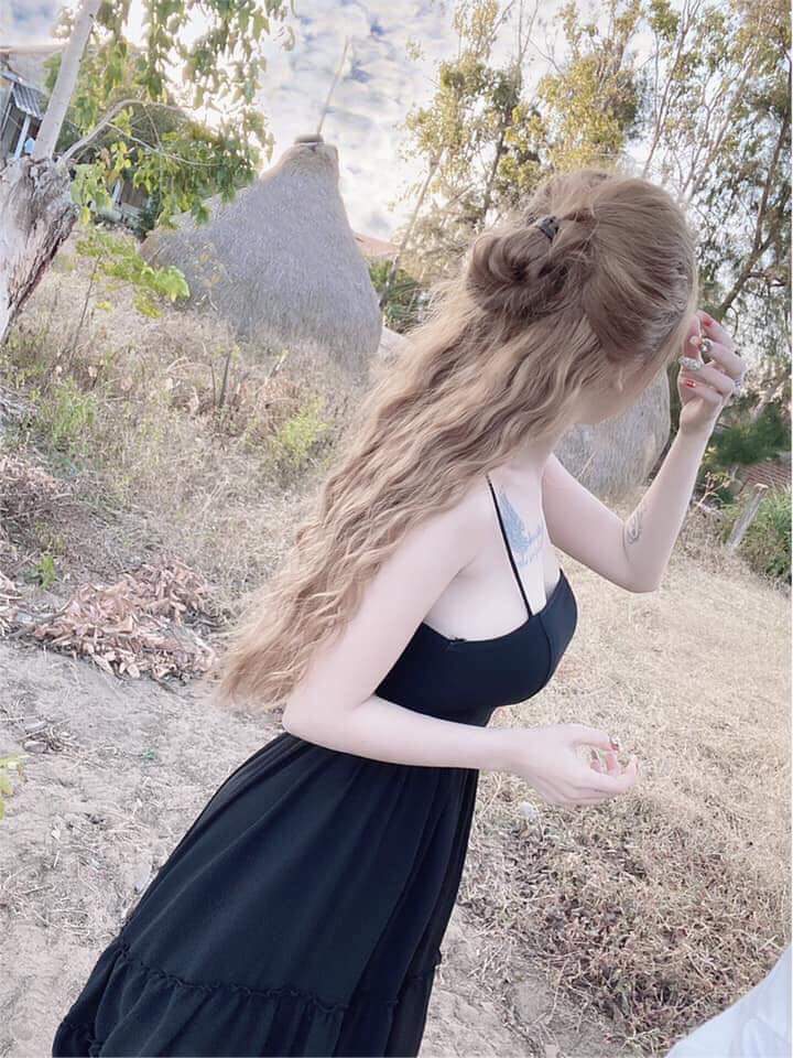 [MÃ LAZADAFAHB01 - GIẢM 30K ĐƠN 100K] Đầm maxi  dạo phố đi biển áo cúp ngực chất voan