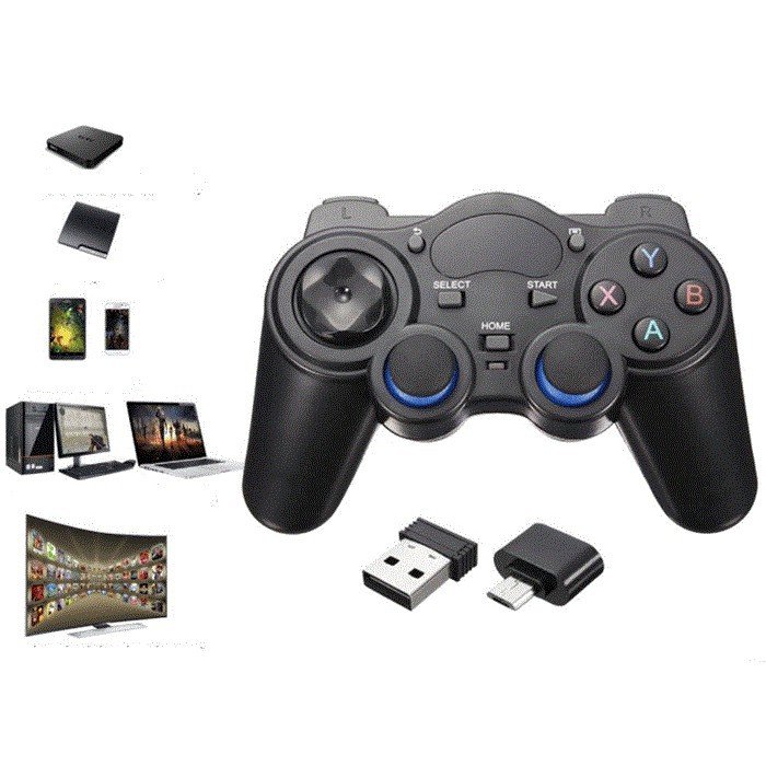 Tay cầm chơi game không dây gamepad 850m usb 2.4g - tay cầm không dây cho pc, laptop, smart tv, tv box