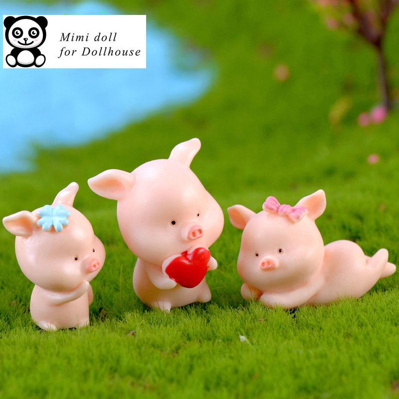 Charm Slime Mô hình set 04 chú heo dễ thương HPMCharm