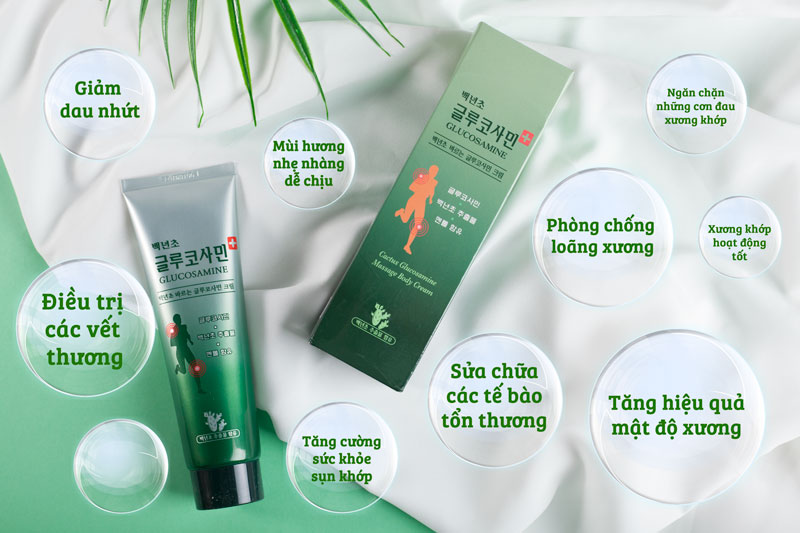 Dầu Lạnh Xoa Bóp Hàn Quốc GLUCOSAMINE 150ML