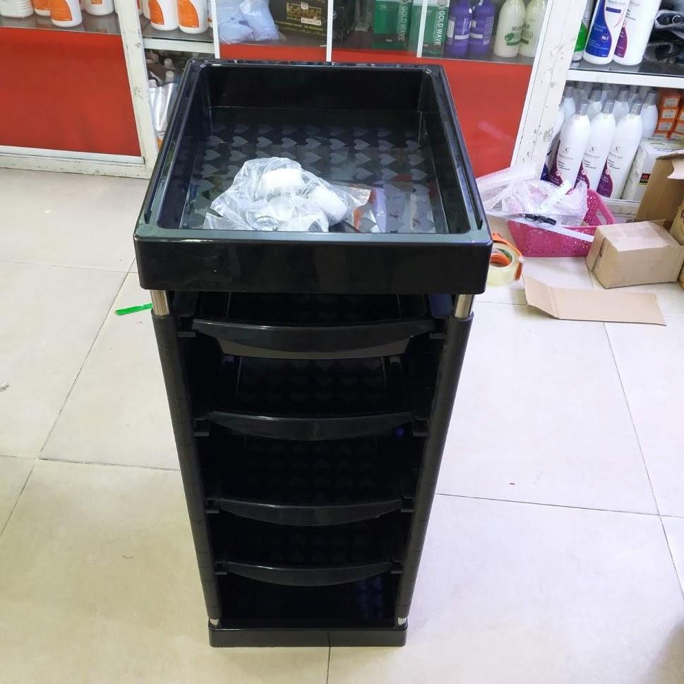 [HCM]Xe đẩy 5 tầng dụng cụ ngành tóc KMD 039